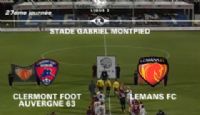 Football Ligue 2 : vidéo du match Clermont Foot - Le Mans FC du 09 mars 2012. Le vendredi 9 mars 2012 à Clermont-Ferrand. Puy-de-dome. 